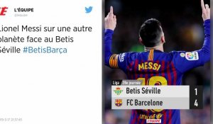 Liga. Grâce à un triplé de Messi, Barcelone se promène face au Betis Seville
