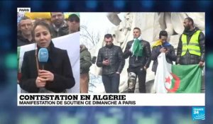 Manifestation de soutien des algériens de Paris