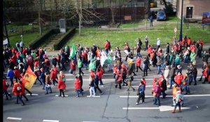Plusieurs milliers de manifestants du non-marchand à nouveau dans les rues de Namur