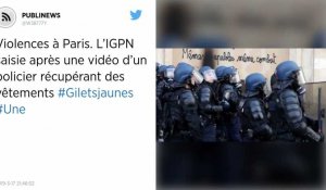 Violences à Paris. L'IGPN saisie après une vidéo d'un policier récupérant des vêtements