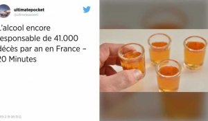 La consommation d'alcool est responsable de 41 000 décès par an en France