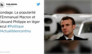 Sondage. La popularité d'Emmanuel Macron et Édouard Philippe en léger recul