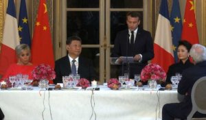 Les relations UE-Chine à l'honneur au dîner d'Etat à l'Elysée