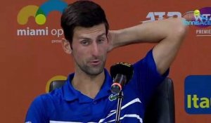 ATP - Miami Open 2019 - Novak Djokovic éliminé en huitièmes : " J'apprends encore des choses, c'est la vie"
