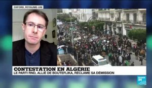 Contestation en Algérie : "Le régime est en train d'essayer de se sauver"