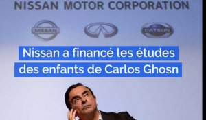 Nissan a financé les études des enfants de Carlos Ghosn