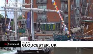 Des "hommes-fusées" survolent Gloucester