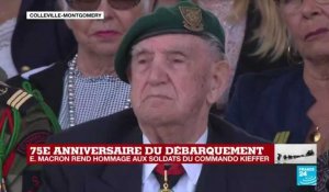 Discours : Emmanuel Macron rend hommage au commando Kieffer