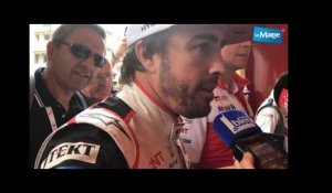 24h du Mans. Fernando Alonso au pesage 