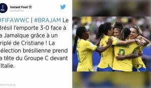 Coupe du monde féminine 2019 : Le Brésil donne une leçon à la Jamaïque grâce à un triplé de Cristiane
