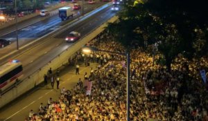 Projet de loi d'extradition: manifestation monstre à Hong Kong