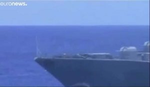 Collision évitée de justesse entre deux navires de guerre américain et russe