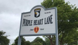 75e D-Day. Inauguration de la Purple Heart Lane à Carentan