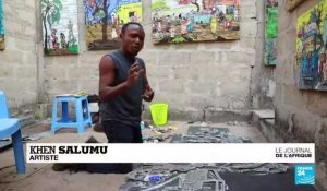 En RD Congo, l'artiste qui sculpte avec des ordures