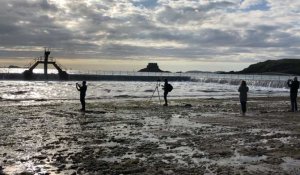 Saint-Malo. La piscine de Bon Secours se remplit naturellement