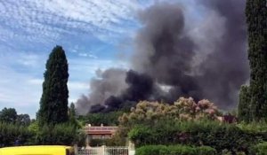 Vitrolles : un incendie dans la zone industrielle Anjoly