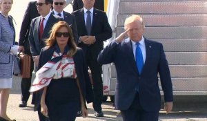 Visite de Trump au Royaume-Uni : Air Force One atterrit à l'aéroport de Stansted