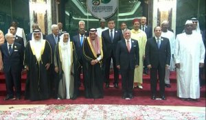 Photo de famille des chefs d'Etat présents au sommet islamique tenu à la Mecque