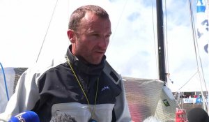 Solitaire Urgo Le Figaro : l'interview d'Adrien Hardy, vainqueur de la 2e étape à Roscoff