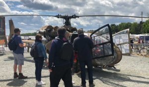 Un hélico de l'armée de terre presenté aux 24 Heures du Mans