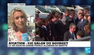 Emmanuel Macron inaugure le 53ème salon aéronautique du Bourget