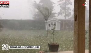 Romans-sur-Isère : La tempête de grêle a saccagé la commune (vidéo)