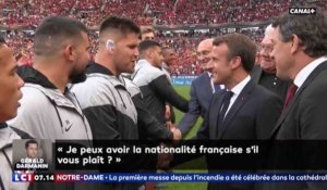 Un rugbyman demande la nationalité française à Macron - ZAPPING ACTU DU 17/06/2019