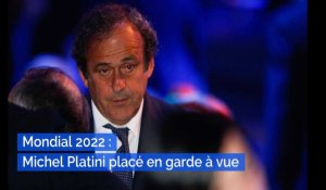 Mondial 2022 : Michel Platini placé en garde à vue dans l'enquête sur l'attribution de la Coupe du monde au Qatar