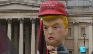 Grand rassemblement anti-Trump à Londres
