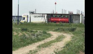 Intervention pour une fuite de produits toxiques dans la zone d'Actiparc, près d'Arras