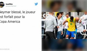 Copa America 2019. Blessé face au Qatar, Neymar forfait pour la compétition