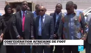 Le président de la Confédération africaine de football interpellé par la justice française