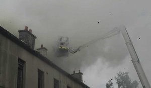 Maubeuge: incendie rue d'Hautmont