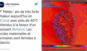 Météo. Le mercure va frôler les 40 °C en Corse ce vendredi