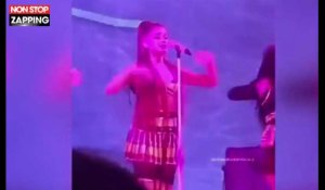 Ariana Grande émue, elle fond en larmes en plein concert (Vidéo)