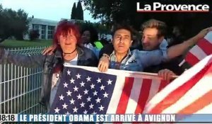 Avignon : Barack Obama est bien arrivé dans le Vaucluse