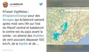 Orages. Météo France place cinq départements en alerte orange