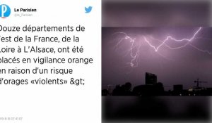 Orages : 12 départements en vigilance orange.