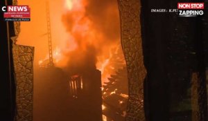 Un incendie détruit le marché de Levallois-Perret (vidéo)