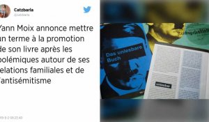 Yann Moix « met un terme » à la promotion de son livre