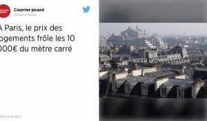 Prix des logements : Paris vers les 10 000 euros le mètre carré