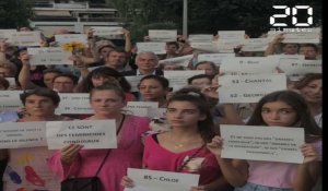 Rassemblement en hommage à Salomé, 100e femme tuée par son conjoint depuis le début de l'année