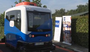 L'ULB et la VUB testent un shuttlebus autonome sur le campus de Jette