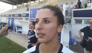 Ghoutia Karchouni : "on voulait gagner le premier match"