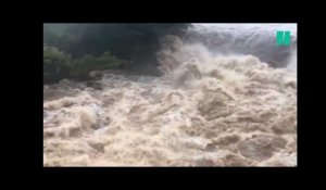 Les images d&#39;Hawaï inondé par les pluies torrentielles de l&#39;ouragan Lane