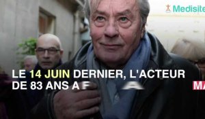 Alain Delon frappé par un avc, hospitalisé en Suisse