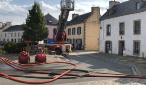 Poullan-sur-Mer. Appartement en feu, l'occupant est sorti avec l'aide d'un voisin.