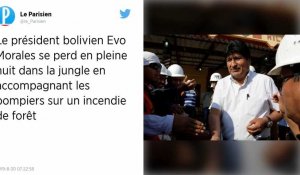 Le président de la Bolivie se perd pendant une heure dans la jungle... en feu