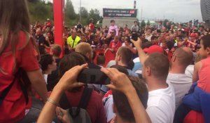 LOSC - L'arrivée des joueurs au Fan Day (2)