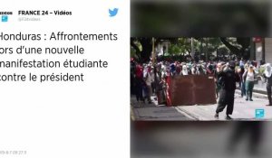 Honduras : Manifestation appelant à la démission du président Hernandez